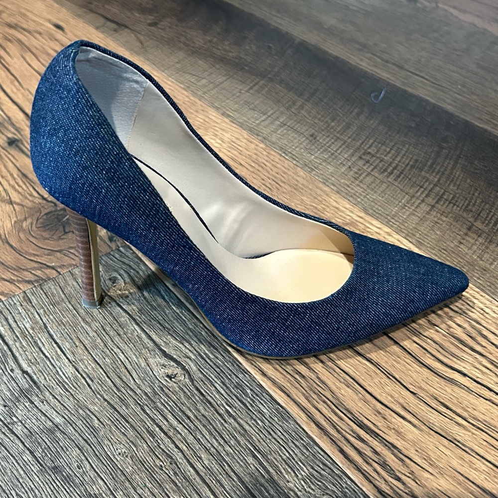 GUESS Denim Classic Pumps Heel Shoes Women’s 8 1/2 Color Blue/8 1/2